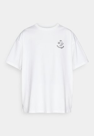 OUTDOOR LINE ART UNISEX - Trükipildiga T-särk - white