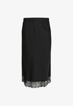 Kaffe Curve Maksi sijonas - black deep