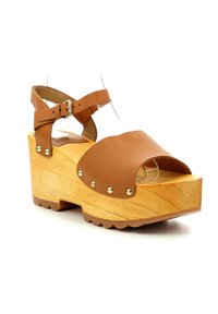 Kickers KICK WEDGE WISE - Sandali con zeppa - camel