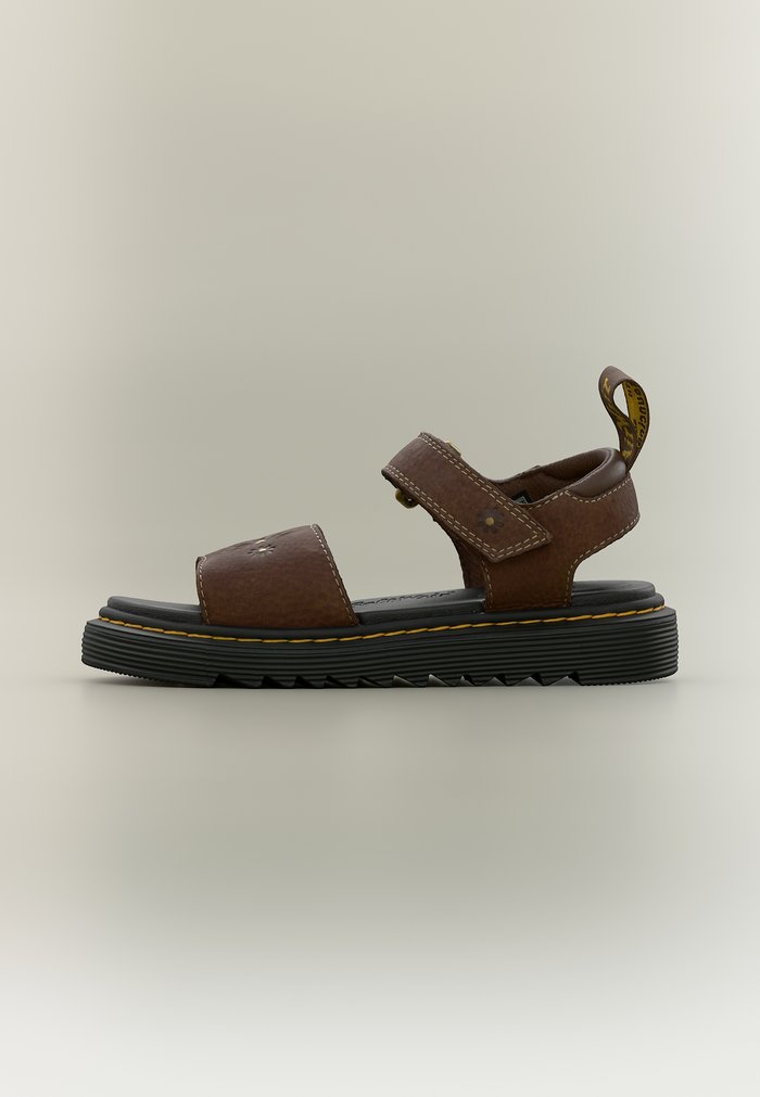 Dr. Martens MARLOWE FLOWER UNISEX - Sandals - dark brown