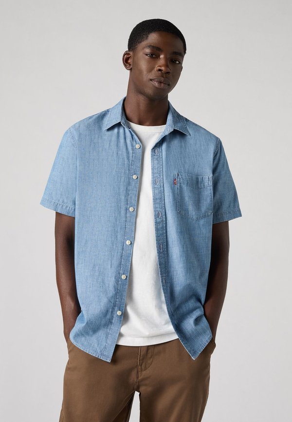 SUNSET - Shirt - sebastian chambray light