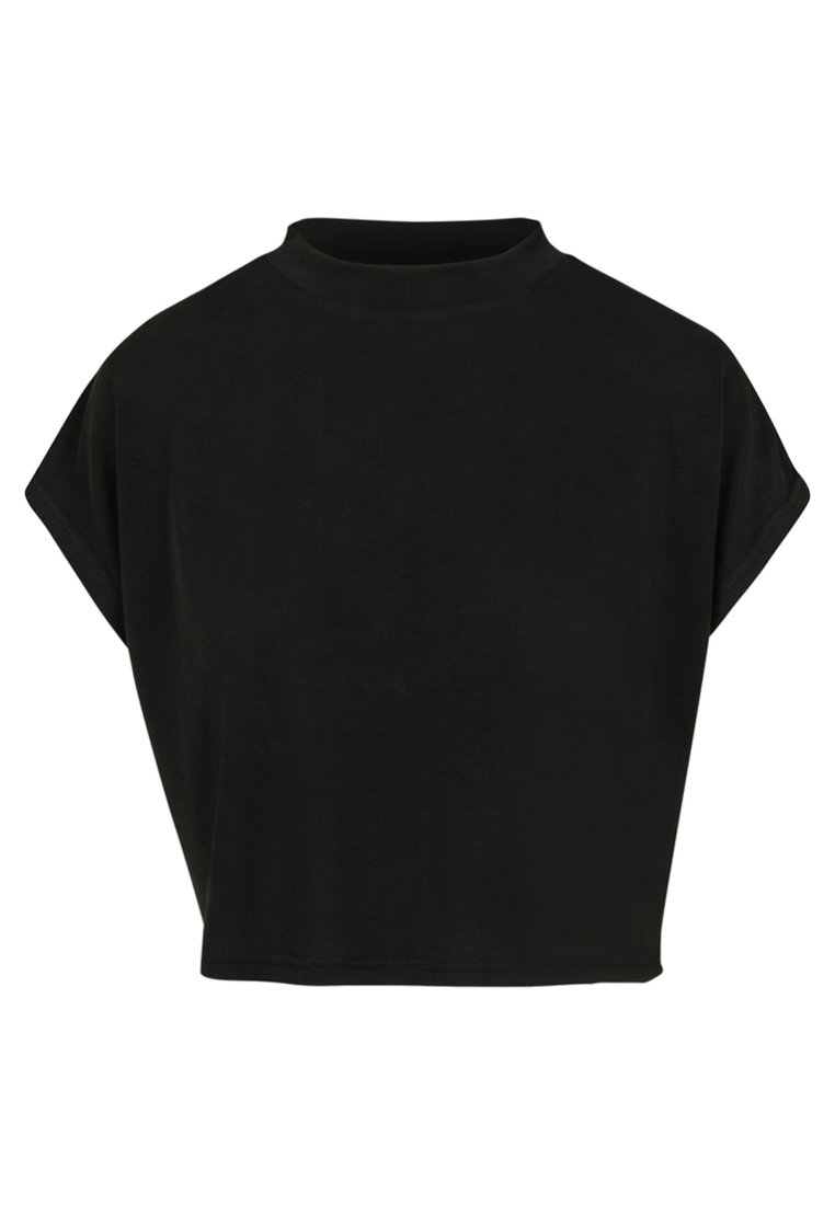 Urban Classics LADIES MODAL SHORT TEE - Paprasti marškinėliai - black