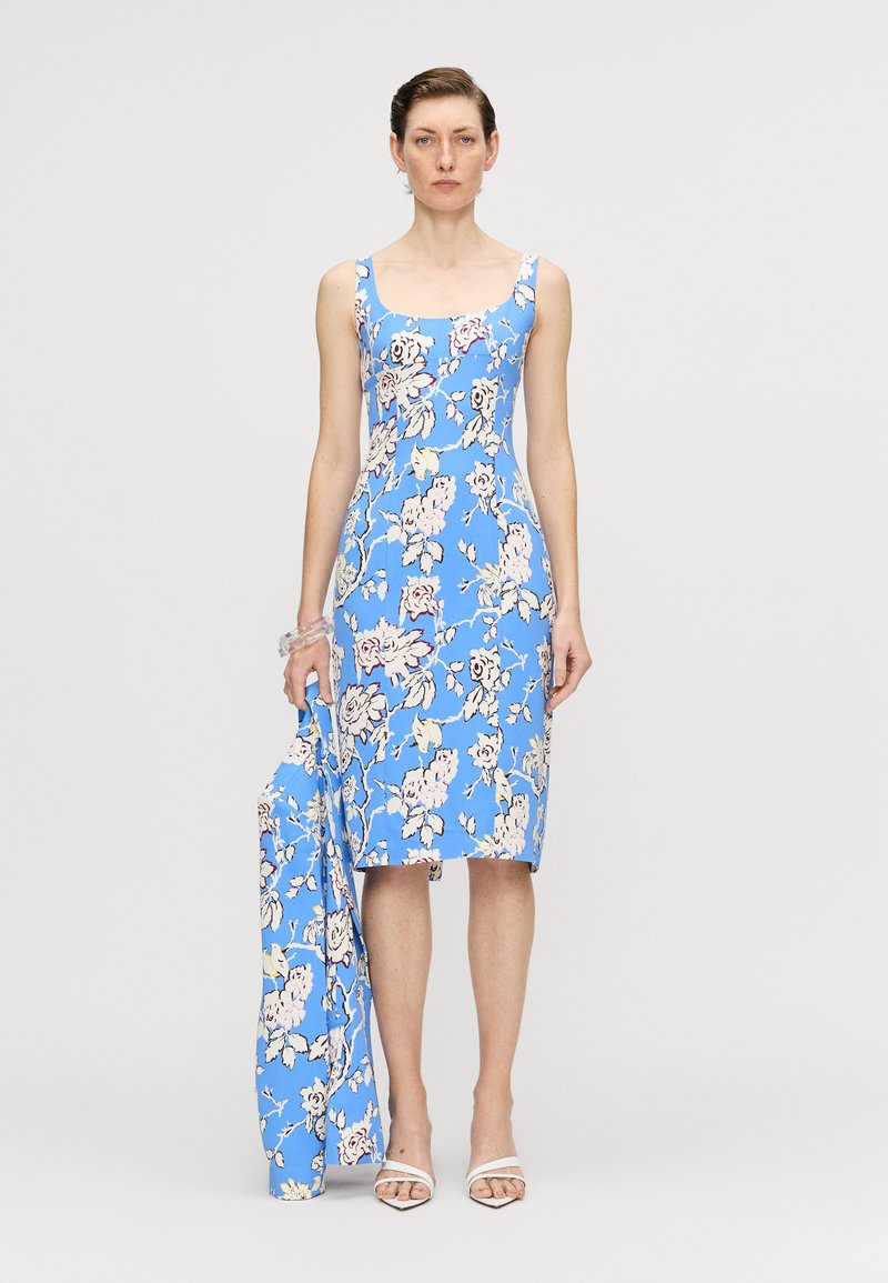 Diane von Furstenberg SOCRATES DRESS - Cocktail dress / Party dress - china  vine/medium blue/blue