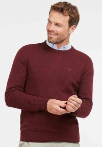 Barbour TISBURY - Jumper - ruby