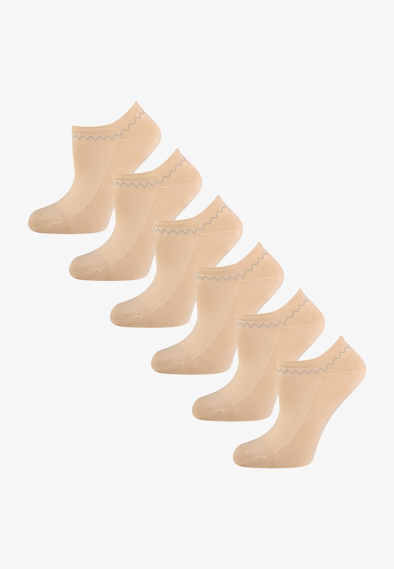 NUR DIE 6 PACK - Socken - mandel