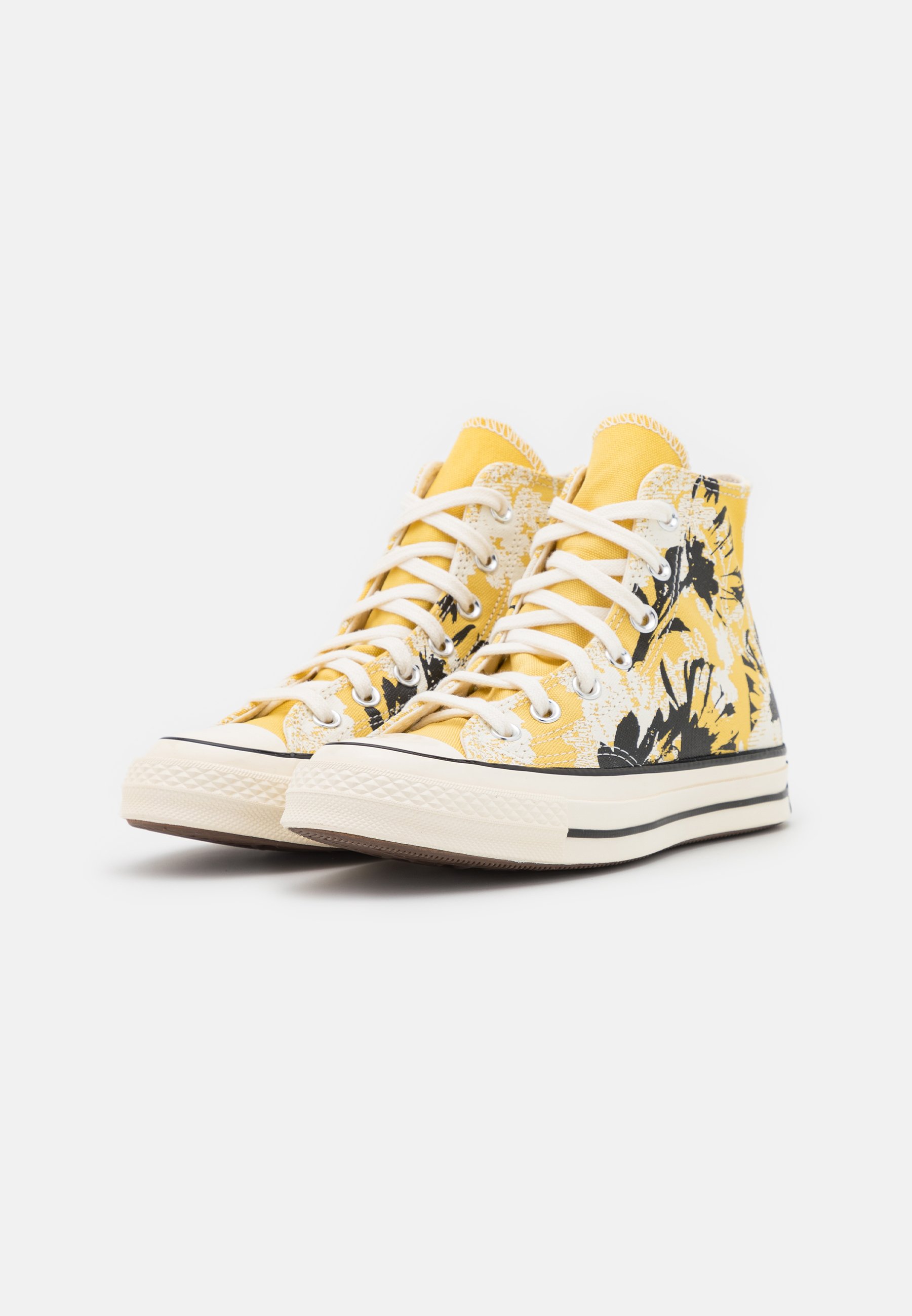 Converse CHUCK 70 FLORAL FUSION - Zapatillas altas - saturn  gold/black/egret/dorado - Zalando.es