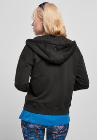 Urban Classics TERRY ZIP - Zip-up sweatshirt - black