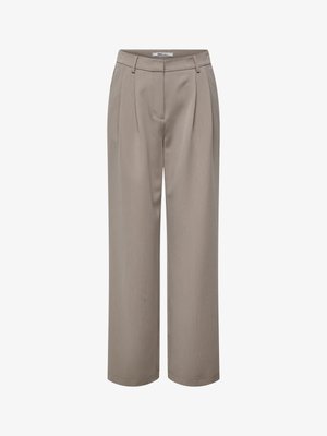 ONLY ONLHATTIE GERADE GESCHNITTEN - Pantalon classique - taupe gray