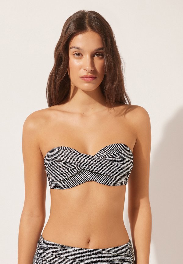 BLACK DOTS - Bikini-Top