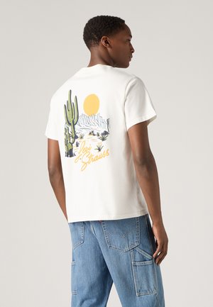RELAXED FIT TEE - T-Shirt print - bright white