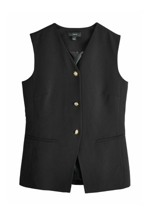 TALL FIT -  WITH BUTTON DETAIL  - Weste - black
