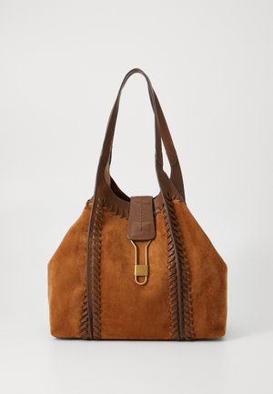 GHENNIE - Shopping bag - cognac