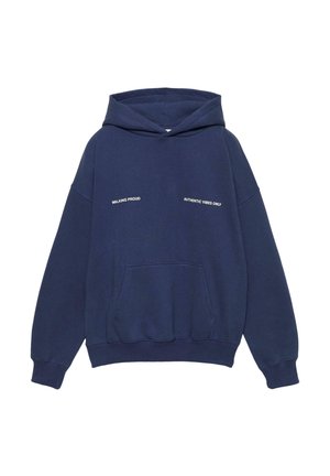 Mikina s kapucňou - dark blue
