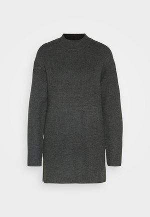 ONLY ONLKATIA LOOSE HIGHNECK  - Strickpullover - dark grey melange