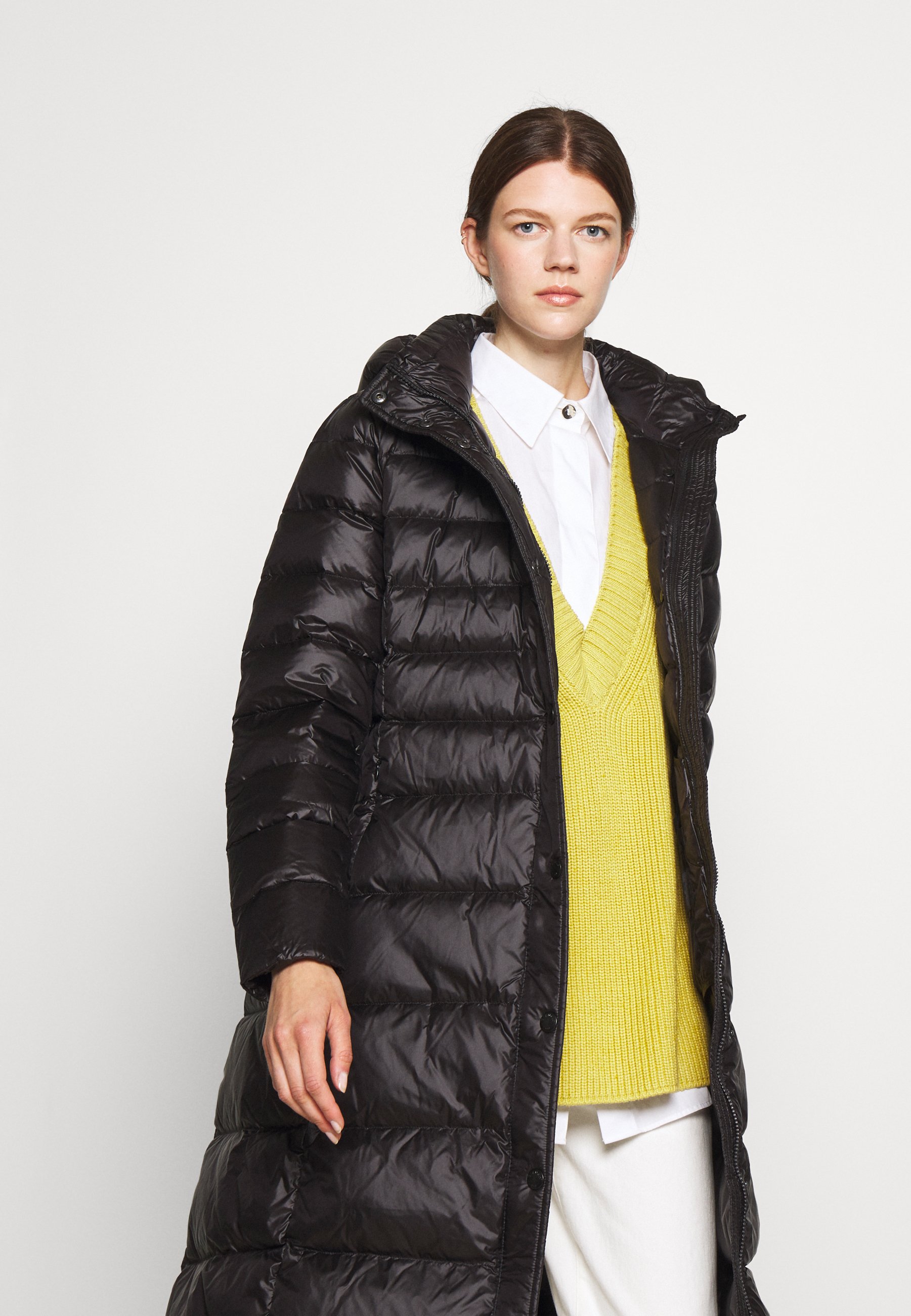 Damer BASIC COAT LONG LENGTH HOOD - Dunfrakker Damer BASIC COAT LONG LENGTH HOOD - Dunfrakker