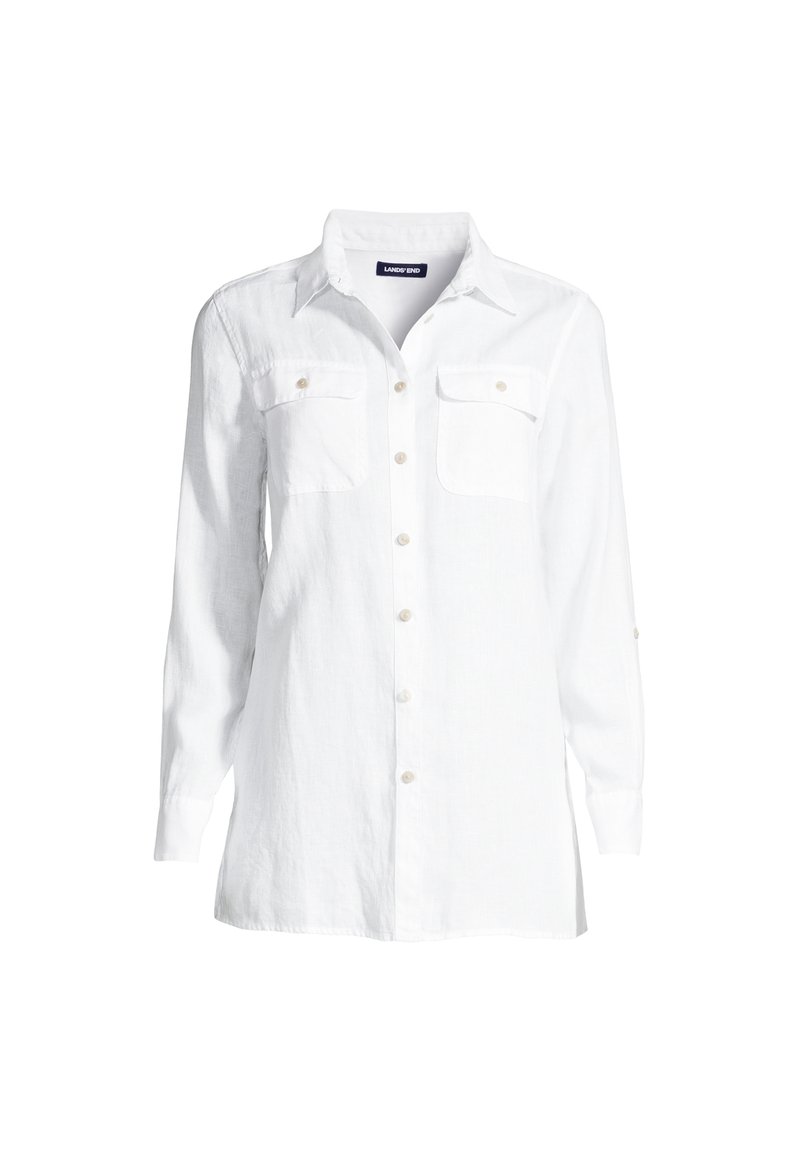 Damen Kleider | LANDS' END Hemdbluse white/weiß - OV95423 Damen Kleider | LANDS' END Hemdbluse white/weiß - OV95423