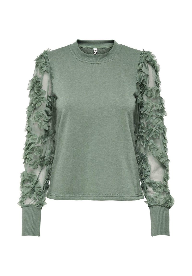JDY JDYFAIRVIEW LIFE NOOS - Sweatshirt - iceberg green
