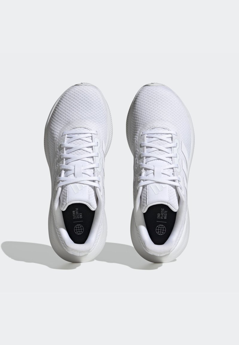 adidas Performance FALCON 3.0 - Road running shoes - footwear white/carbon/ white - Zalando