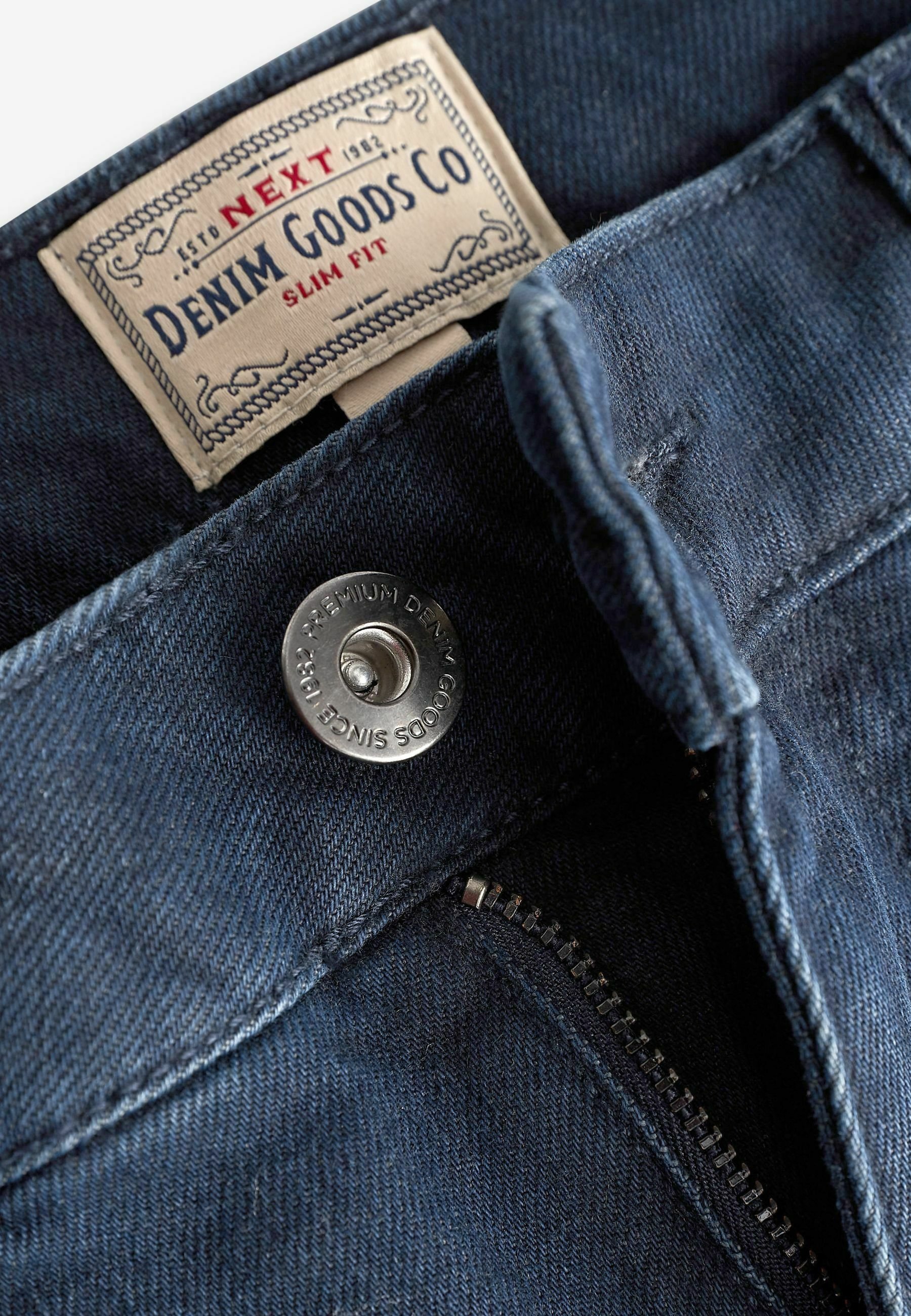 Next Denim shorts - inky blue/blue 
