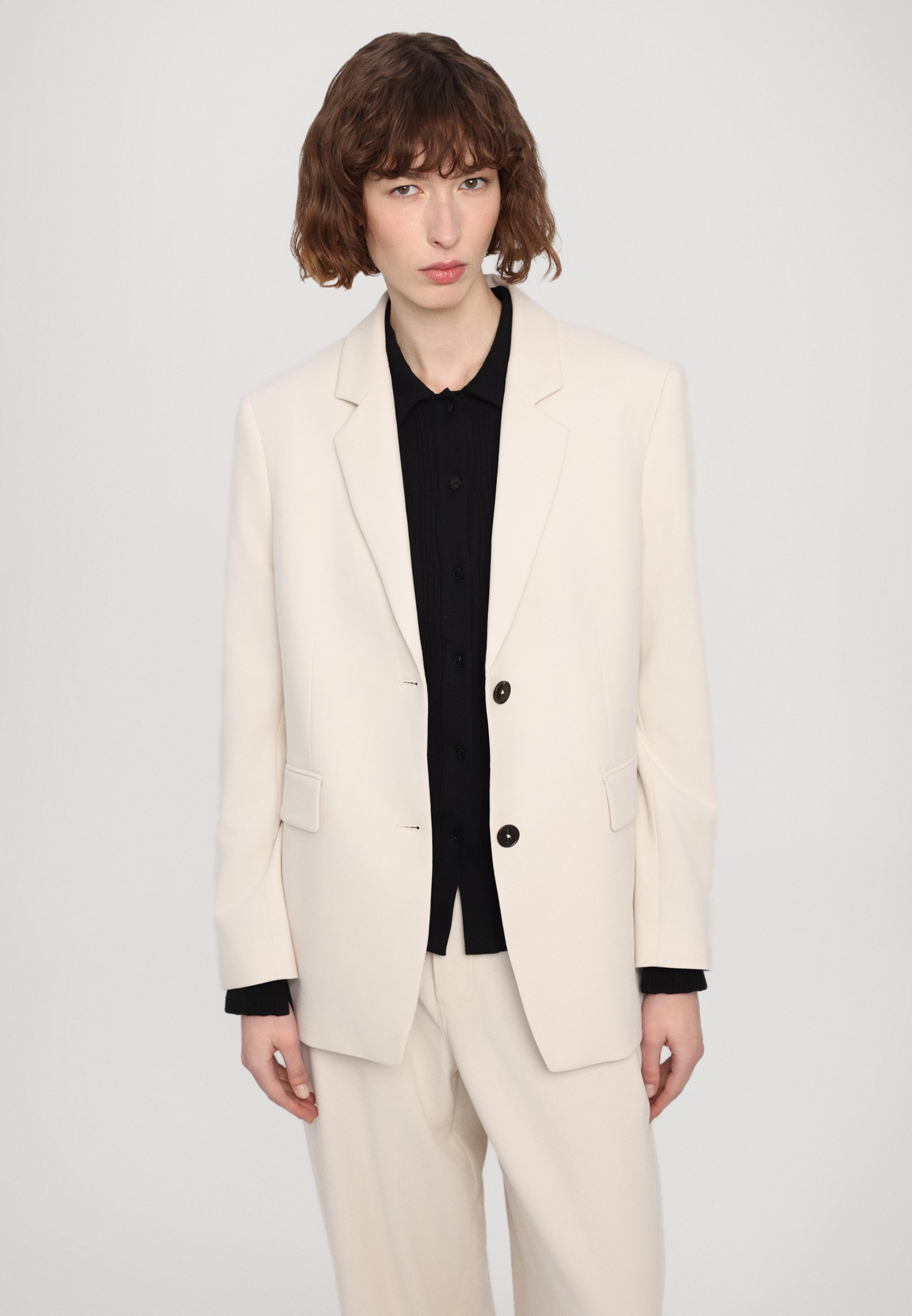 ジャケット PHILOSOPHY DI LORENZO SERAFINI Ivory Polyester Blend Blazer Philosophy Di Lorenzo Serafini Outlet: Blazer woman - Ivory