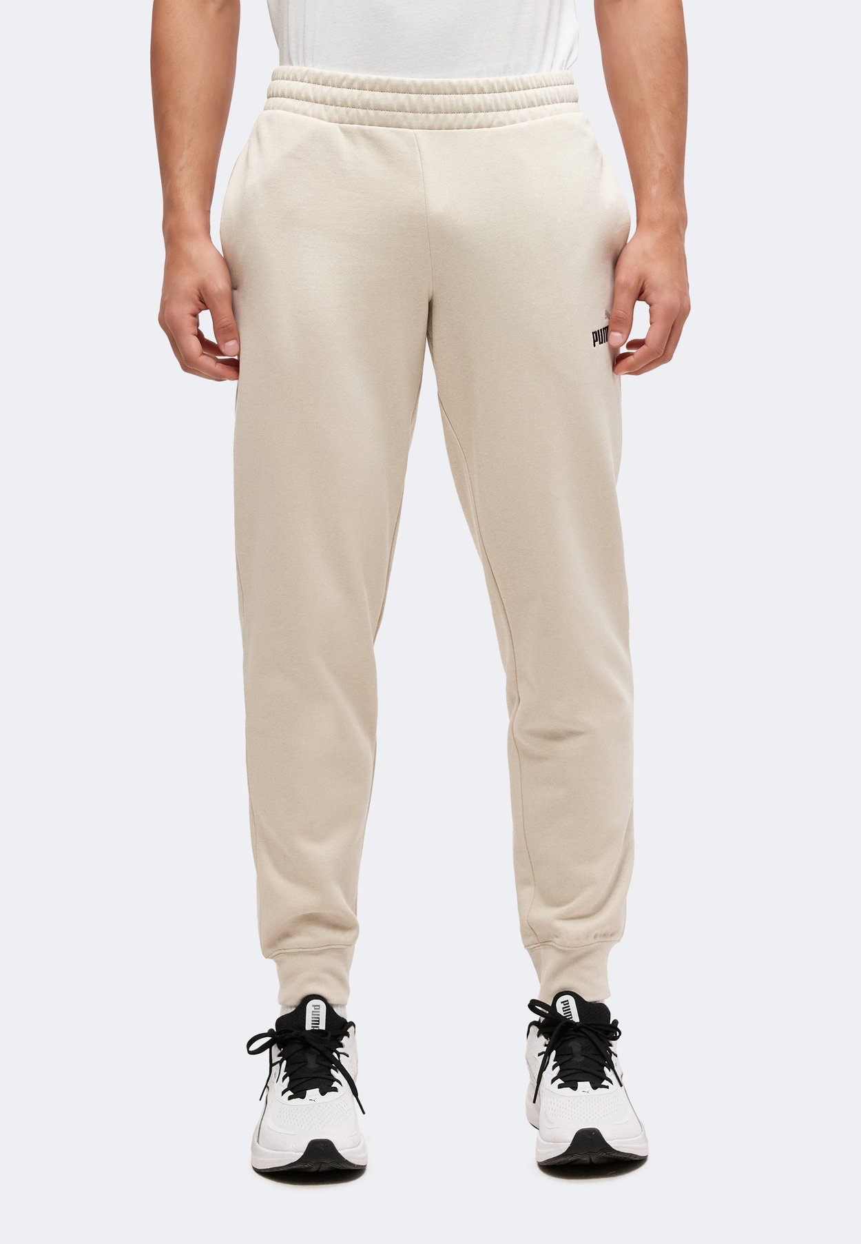PUMA 2 COLOR NO. 1 LOGO - Tracksuit bottoms - silver-coloured fog