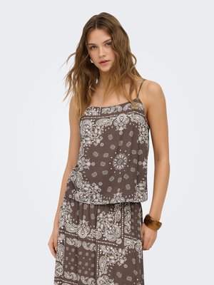 ONLY Camisole ONLRAMSE Camisole - Bluse - chocolate martini