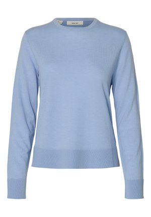 Selected, SLFTHEA O-NECK - Jersey de punto - blue