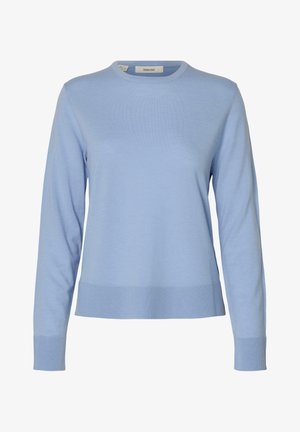 Selected, SLFTHEA O-NECK - Jersey de punto - blue