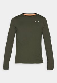PEDROC DRY TEE - Topper langermet - dark olive
