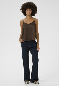 Culture MOLLIE STRAP - Top - coffee bean