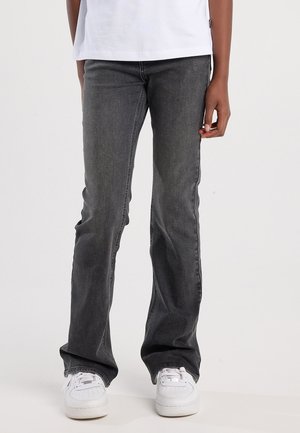 America Today, EMILY - Flared Jeans - washed black