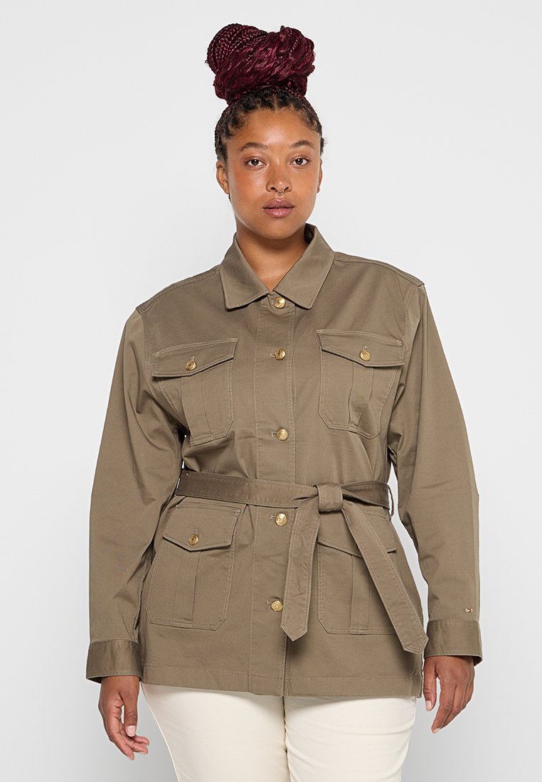 Tommy Jeans Lichte jas bruin