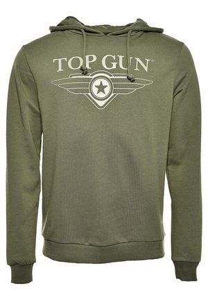 Kapuzenpullover - olive