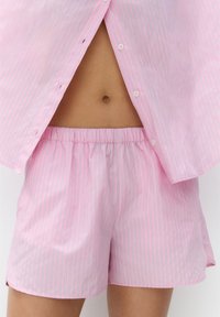 PULL&BEAR - STRIPED - STYLE - Spodnji del pižame - pink Miniaturna slika 1