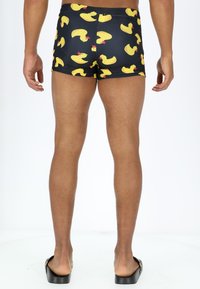 Blount & Pool TROPICAL - Badehose Pants - black yellow duck