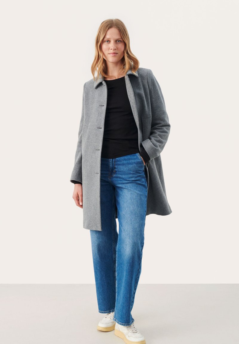 Part Two Mantel donkergrijs