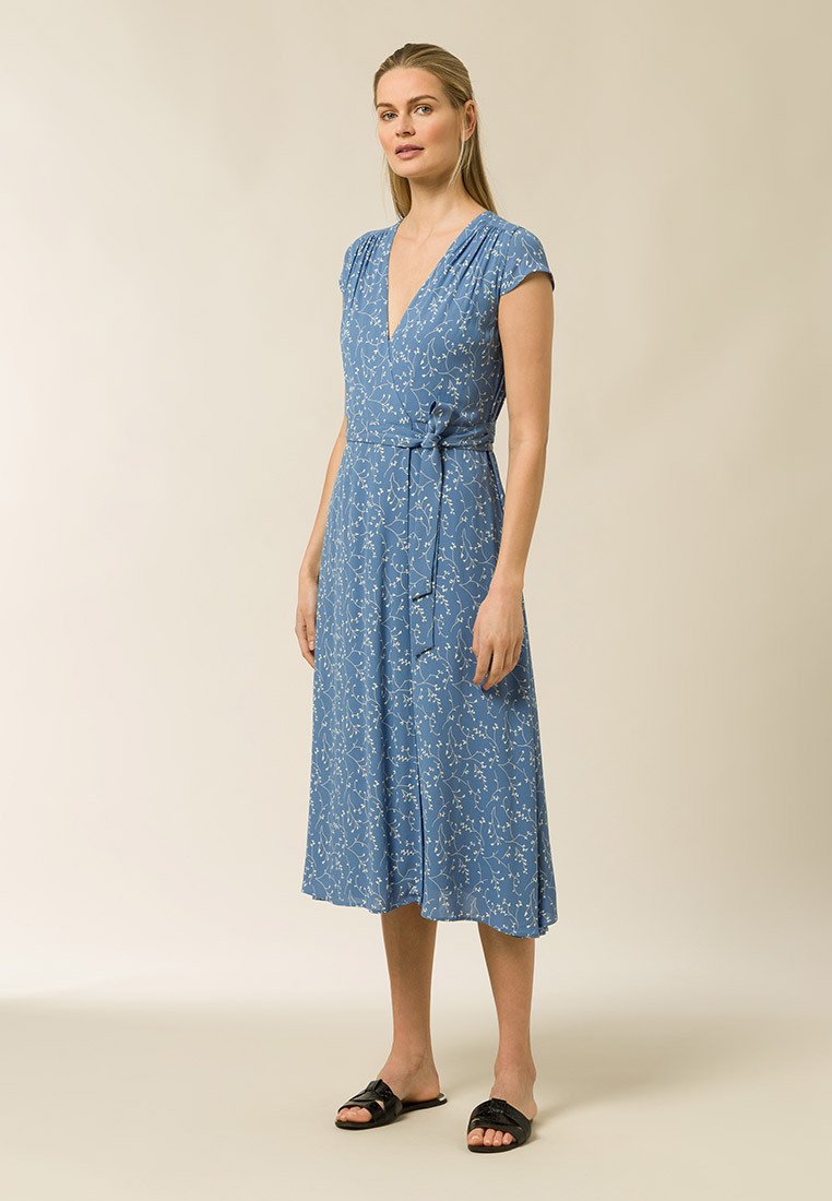 wrap dress midi length