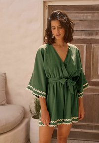 Next WRAP RIK RAK - REGULAR FIT - Overal - khaki green