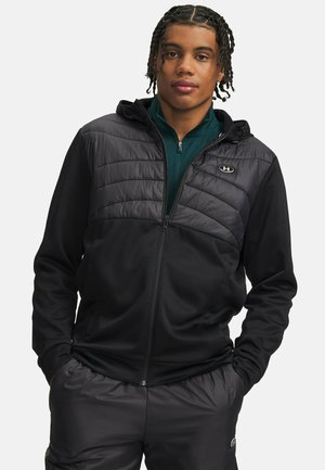 Under Armour, ARMOUR FLEECE UTILITY INSULATED - Суитшърт с цип - ultimate black (008)