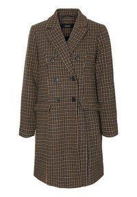 Vero Moda Klassisk frakke - mottled brown