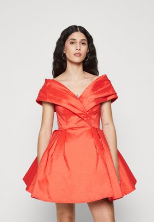 BELLE - Cocktailjurk - red