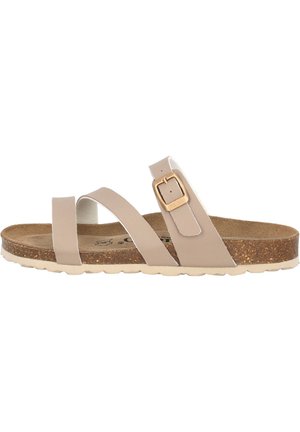 IKARIA - Mules - beige matt