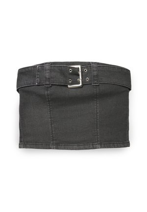 Terranova, A FASCIA IN CON CINTURA - Top - nero denim
