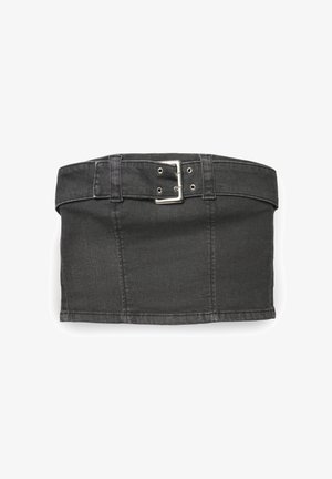 Terranova, A FASCIA IN CON CINTURA - Top - nero denim
