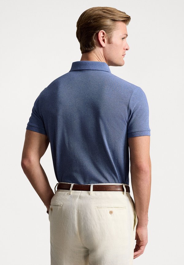 THE ICONIC MESH POLO SHIRT - Polo shirt - faded royal heather2