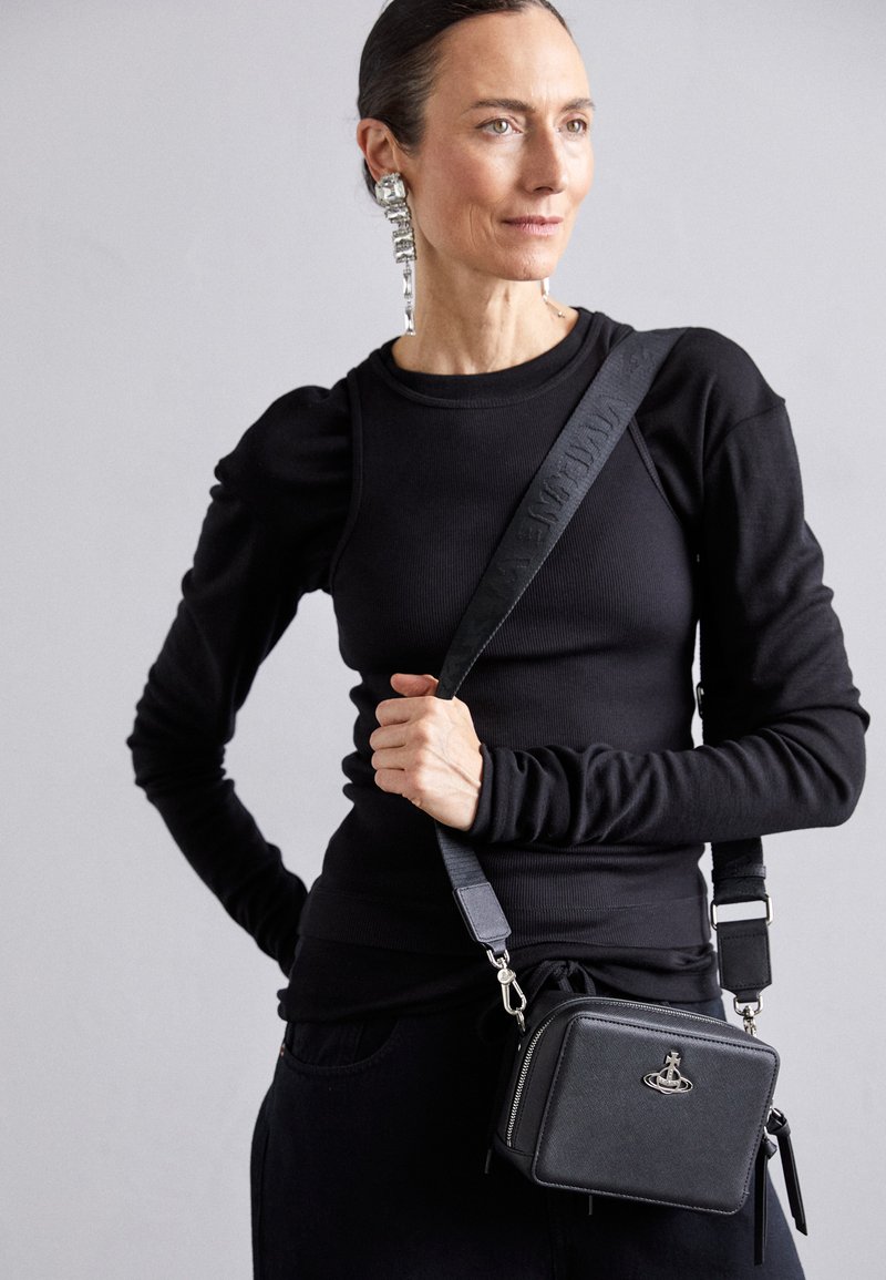 Vivienne Westwood MELIH CAMERA BAG - Sac bandoulière - black
