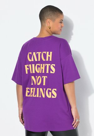 T-Shirt print - purple