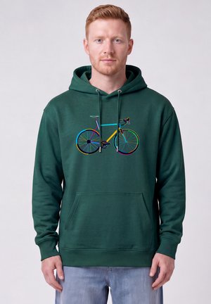 watapparel, FAHRRAD BY NIGHT UNISEX - Kapuzenpullover - glazed green