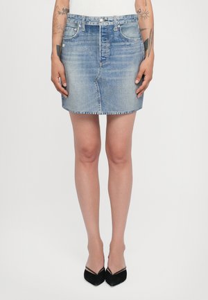 MIRAMAR PONTE MINI SKIRT - Miniskjørt - light blue denim