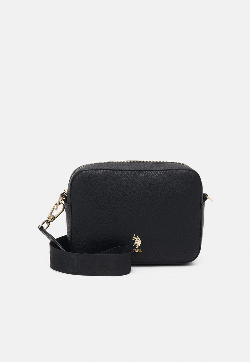 U.S. Polo Assn. Womens Mansion Double Zip Crossbody Bag Black main image 1